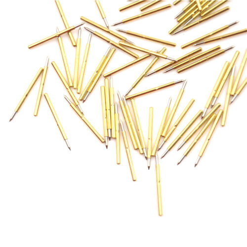 100pcs P75-B1 Dia 1.0mm Cusp Spear Spring Loaded Test Probes Pogo Pins to.wy