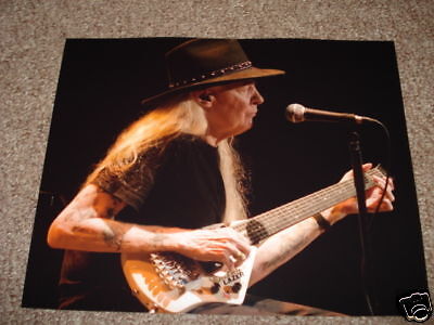 Johnny Winter Cool 8x10 Promo Live Band Photo #3