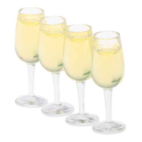 MagiDeal 1:12 Wine Glass Mugs Dolls House Miniature Dining Table Accessory