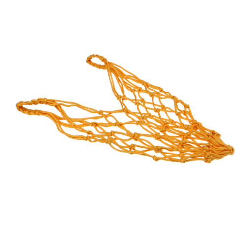 Balltasche für Basketball Volleyball Fußball Gelb Netz Tasche Ballnetz 