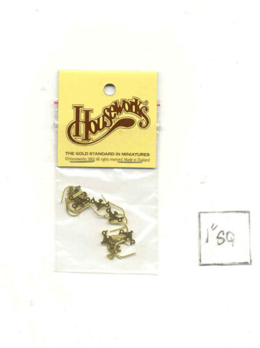 Drawer Pulls 43102 miniature dollhouse hardware 12pcs Chippendale 1//12 Scale