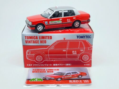 1:64 Tomytec Tomica Limited Vintage Neo Toyota Crown Comfort Hong Kong Taxi TLV