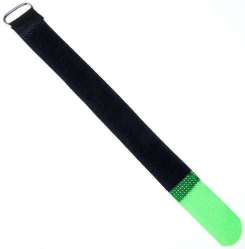 40x kabelklettband 20 cm x 20 mm Neon Vert Velcro Velcro Serre-câbles Bande œillet 