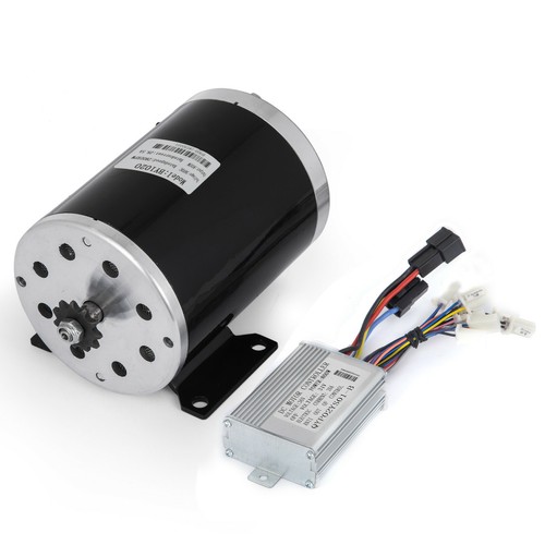 36V DC Electric Brushed speed Motor 800W and Controller Go Kart Bicycle 25H-11T