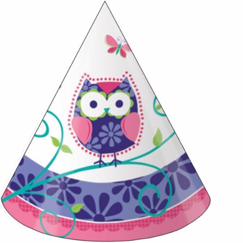 Patchwork OWL PAL Birthday Party Range Girl Tableware Balloons /& Decorations{1C}