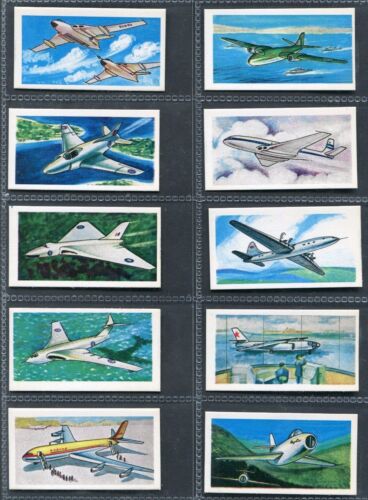 LOCOMOTIVES FAMOUS AIRCRAFT PEOPLE J LYONS TRADE CARDS PICK YOUR CARD 