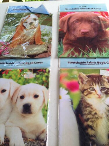DOG & CAT BOOK COVERS MANY TO CHOOSE FROM