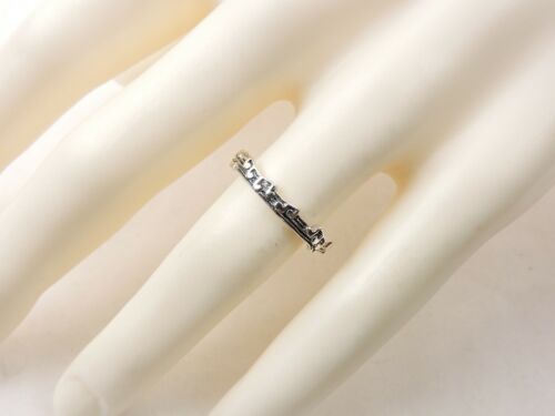 Sterling Silver 4 mm Wide Musical Notes Band Ring Free Gift Packaging 