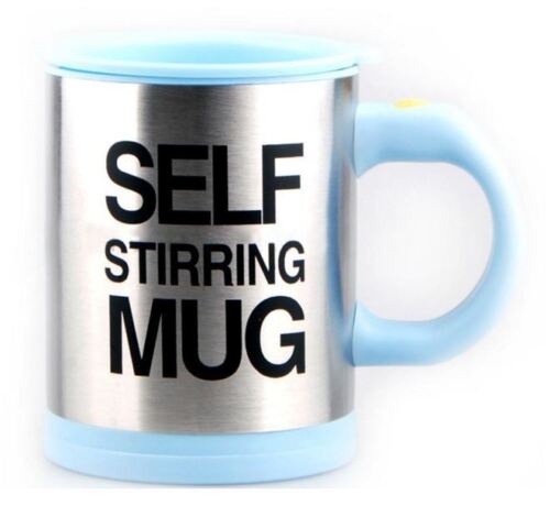 Self Stirring Mug Coffee Cup Auto Mixer Drink Tea Home Insulated Stainless 400ml