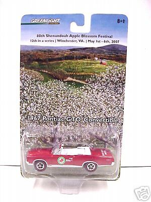 Greenlight 80th Apple Blossom Festival 1967 Pontiac GTO convertible red car 