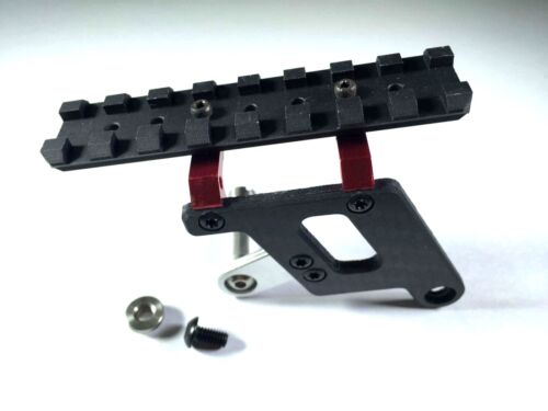 Red Details about  / 5KU Pistol Carbon Fiber Scope Weaver Mount for Airsoft Hi-cap 5.1 Marui GBB
