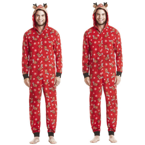 Details about   Family Matching Deer Christmas Xmas Hoodie 3D Deer Ears Hooded Pajamas Set 