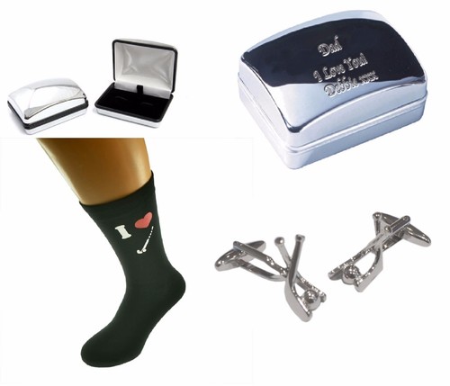 X2AJ548 grabado estuche Navidad Personalizado De Cromo Hockey Calcetines Gemelos
