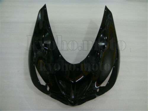 Front Nose Cowl Upper Fairing Fit for Kawasaki ZX14 2006-2011 Injection Black aC 