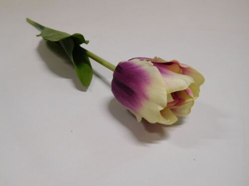 Tulpe Seidenblume Kunstblume L 40 cm  303060-80 lila bordeaux creme F65 