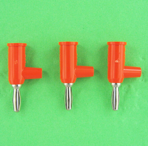 Details about  / Pomona/'s Famous Standard 4mm Size Orange Stacking Banana Plugs 3ea NEW