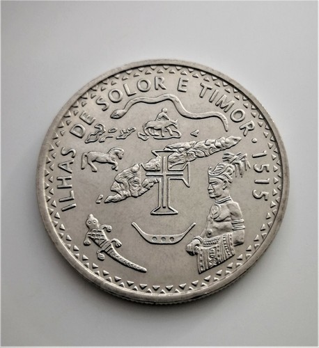 PORTUGAL COMMEMORATIVE COIN 200 ESCUDOS SOLOR AND TIMOR 1995 UNC