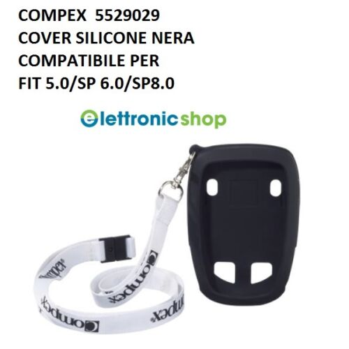 COMPEX CUSTODIA SILICONE NERA PER MODELLI FIT 5.0 SP 8.0 COD.5529029 SP 6.0