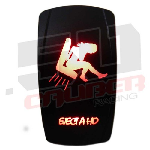Red Rocker Switch LED Backlit 12v 20A Switch XP900 800 RZR4 Crew XP1000 Ranger