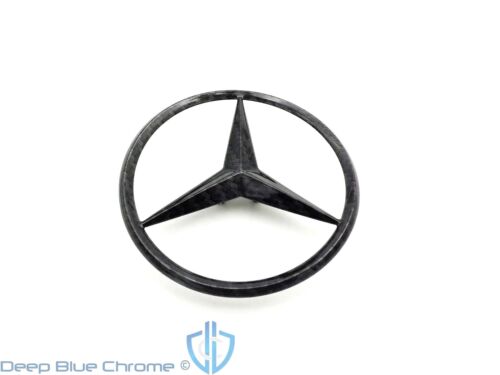 Mercedes C63 AMG W204 Carbon Fiber Star Emblem 08-15 Trunk Lid Logo Genuine OEM