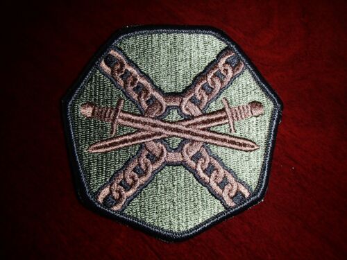 Details about   2 Military Insignia SS Foliage Subdued Patches Crossed Swords and Chains New