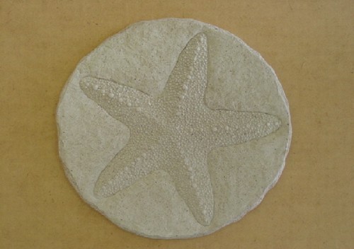 Round Starfish Stepping Stone Plaster or Concrete Mold 1105 Moldcreations