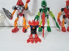 Lego Bionicle Lot 2001 2002 Toa Mata Tahu Lewa Nui Gali Kopaka Nuva Tahnok