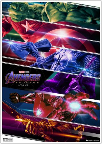 A0 A1 A2 A3 A4 Maxi Marvel Avengers End Game Movie Poster Art Print