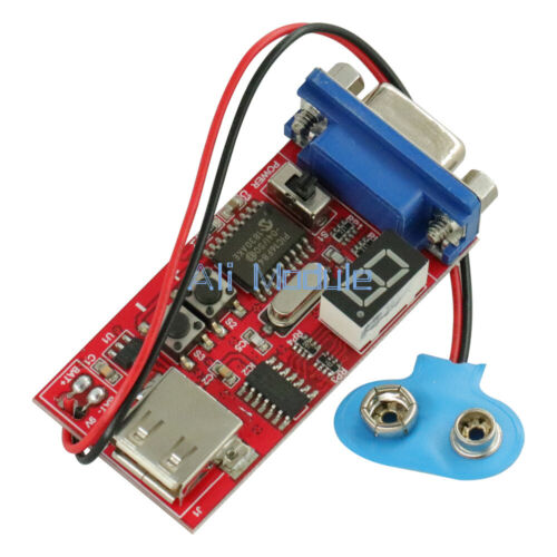 Generador de señales 1PCS VGA LCD Batería Tester 15 señal de salida USB Fuente de alimentación 