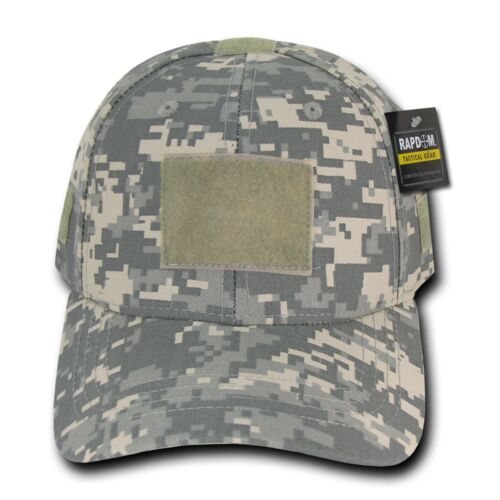 Uni Digital ACU Camo Tactical Operator Contractor Low Crown Patch Cap Hat 