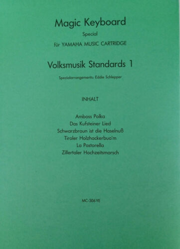 2904 YAMAHA Music Cartridge MC-306YE Volksmusik Standards 1 Nr