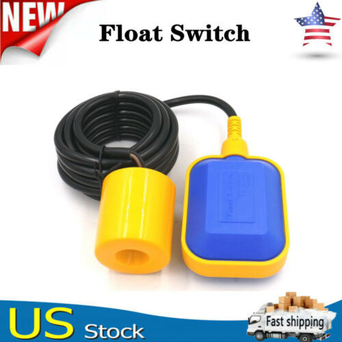 Sump Pump Automatical Controller Pump w/6.5ft Cable Float Switch For Water Tank 