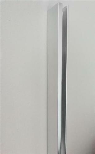 U Aluminium Profil für Glaswände 2000m x 21mm x 47mm