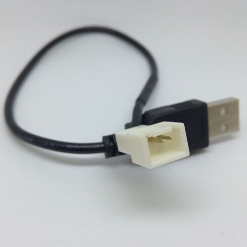 USB A male to Fan 2pin 3-Pin 3pin Adapter Cable for 5V