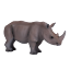 Details about  / Mojo WHITE RHINOCEROS Wild zoo animals play model figure toys plastic jungle