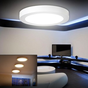Led deckenlampe flach rund