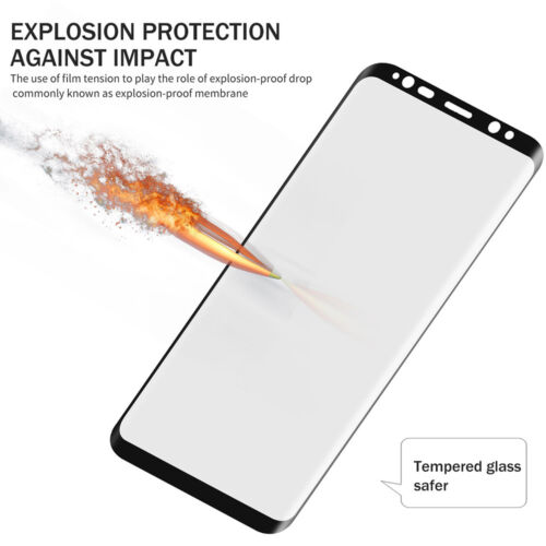 Para Samsung Galaxy S7-Completo Curvo Vidrio Templado Protección De Pantalla Lcd Claro 