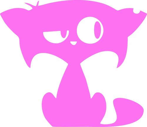Sweet Kitty Decals Pussy Cat Funny Car Bumper Window Vinyl Decal Sticker Laptop