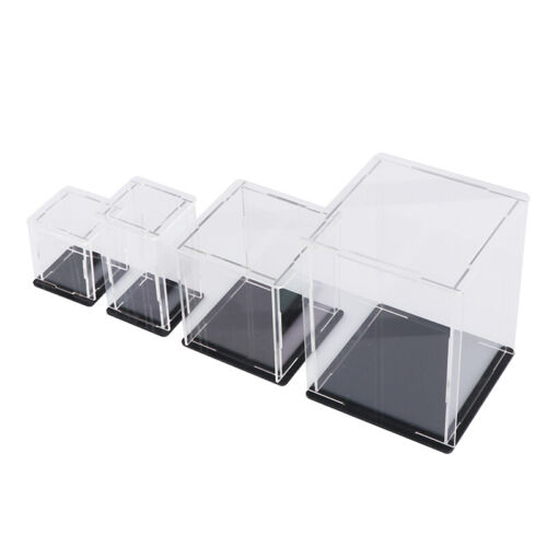 Acrylic Display Case Self-Assembly Clear Cube Box UV Dustproof Toy Protectite1n 