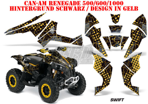 DS 250 DS 450 AMR RACING DEKOR GRAPHIC KIT ATV CAN-AM RENEGADE DS 650 SWIFT B