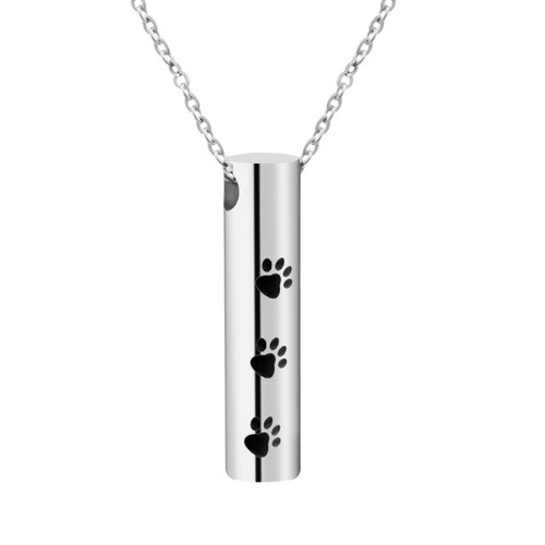 Urnas collar trauerkette perro pata colgante trauerschmuck urna conmemorar animal