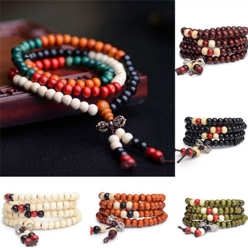8mm tibetischen Buddhismus Mala Sandale Gebet Perlen 108 Perlen Armband NACD