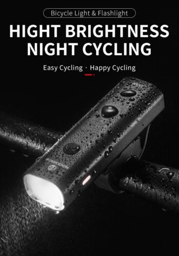 Details about  &nbsp;Bike Bicycle Light USB LED Rechargeable Rainproof Mountain Cycle Front Headlight