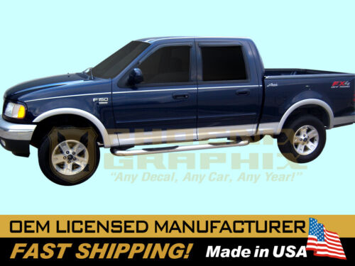 2001 2002 2003 Ford F-150 Lariat Truck Upper & Lower Graphics Stripes Decals Kit
