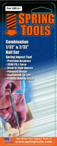 1//32 /& 2//32 Two Bit Snapper Nail Setter Spring Impact Tool