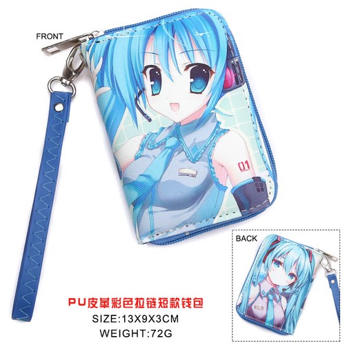 Anime Hatsune Miku//Kagamine Cosplay PU Leather Purse Wallet