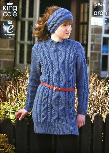 Tejido de lana 100g Moda Aran tweeds Tejido De Lana Hilo King Cole