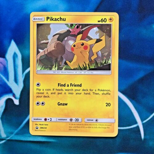 Pokemon Card SM234 Black Star Holo Rare Promo TCG Pikachu NM