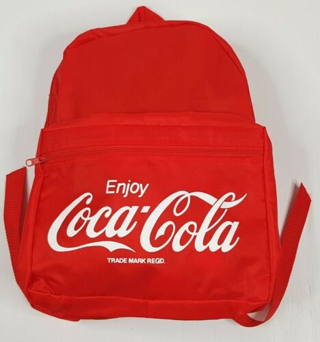 Coca Cola Coke Red Vintage Style Back Pack New Adjustable Straps 