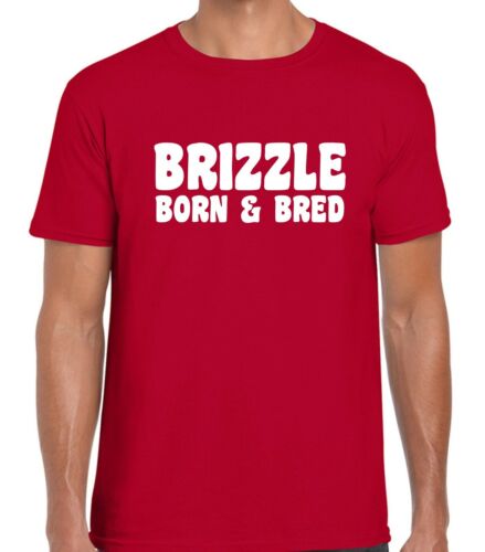 Details about   BRIZZLE BORN & BRED BRISTOL PRINTED BLACK OR RED T-SHIRT FREE P&P 